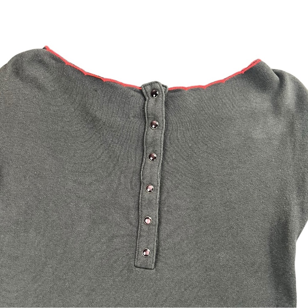 Maison Mayle Florinda Jersey Cotton Embroidered Dress In Size S - Picture 7 of 7
